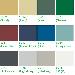 GREENHOUSES - Paint finish - Full colour chart