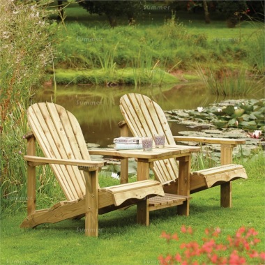 Adirondack Companion Set 797 - 2 Square Trays, Pressure Treated, FSC® Certified