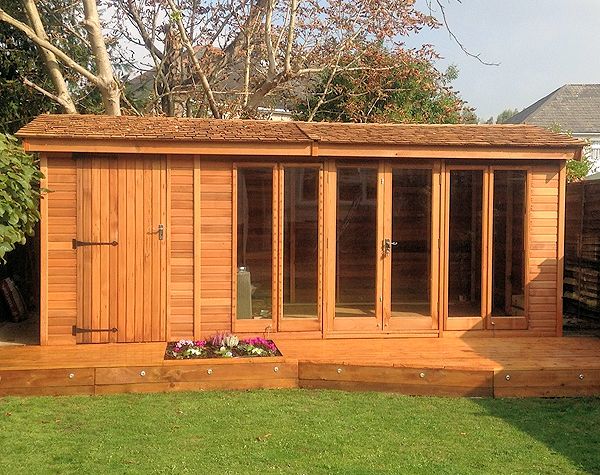 Side Door Apex Summerhouse 533 - Two Rooms, Double Glazed