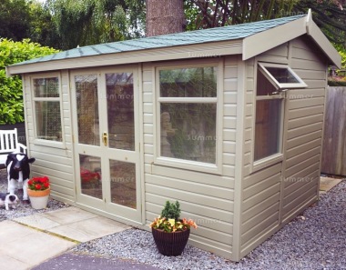 Side Door Apex Summerhouse 575 - Double Glazed