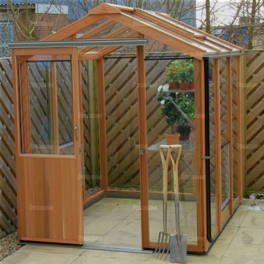 Cedar Greenhouse 320 - Aluminium Hybrid