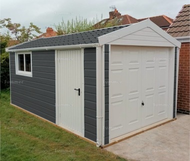 Composite Apex Concrete Garage 338 - PVCu Window and Fascias