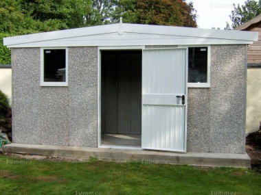 Spar Apex Concrete Shed 682 - PVCu Window and Fascias