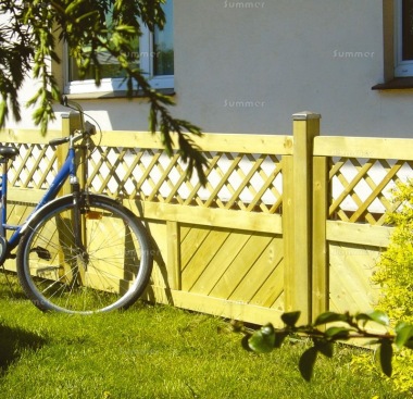 Fence Panel 542 - Planed Timber, 18mm T and G Boards, 4x2 Frame