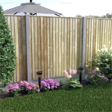 Fence Panel 803 - Feather Edge Closeboard, Pressure Treated Fence Panel 803 - Feather Edge Closeboard, Pressure Treated