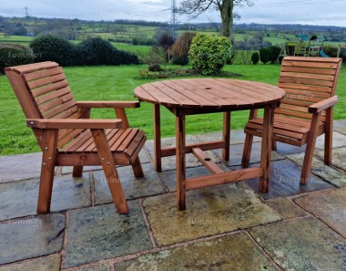 2 Seater Bistro Set 686 - Armchairs, Round Table 2 Seater Bistro Set 686 - Armchairs, Round Table