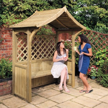 Garden Arbour 36 - With Folding Sides and Seat, FSC® Certified Garden Arbour 36 - With Folding Sides and Seat, FSC® Certified