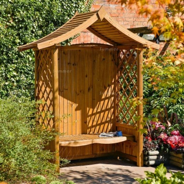 Garden Arbour 37 - Pressure Treated, Apex Roof, FSC® Certified