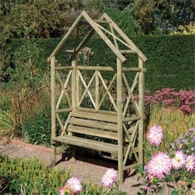 Garden Arbour 74 - Pressure Treated, Apex Roof, FSC® Certified