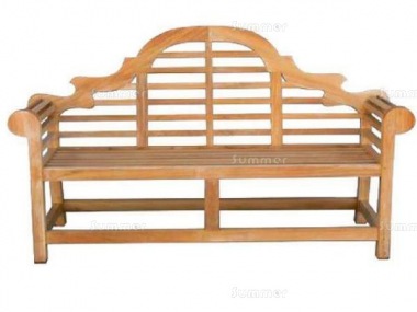 Teak Garden Bench 166 - Lutyens Design, Fully Assembled