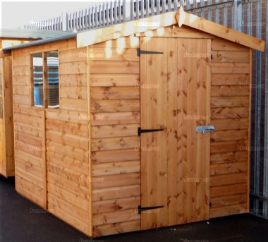 Apex Shed 061 - Shiplap, T and G Floor and Roof, Fitted Free