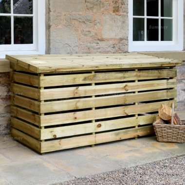 Log Storage Chest 839 - Pressure Treated, FSC® Certified