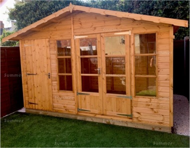 Apex Summerhouse 149 - Two Rooms, Low Level Glazing, Fitted Free Apex Summerhouse 149 - Two Rooms, Low Level Glazing, Fitted Free