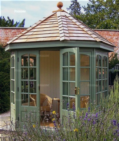 Octagonal Summerhouse 510 - Georgian Glazing