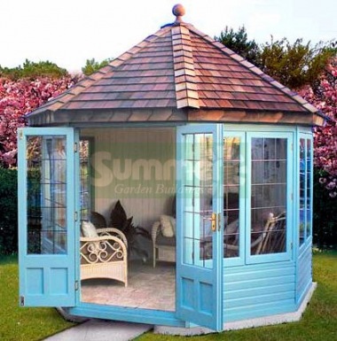 Octagonal Summerhouse 631 - Square Leaded Glazing