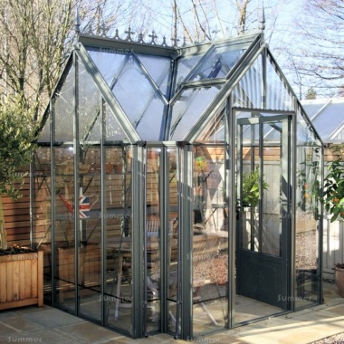 Large Aluminium Orangery 725 - Valley Roof, Box Section