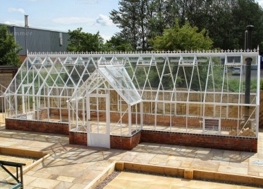 Dwarf Wall Aluminium Orangery 737 - Valley Roof, Box Section Dwarf Wall Aluminium Orangery 737 - Valley Roof, Box Section