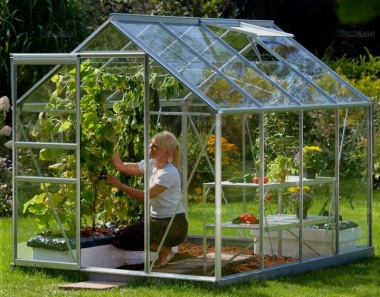 Aluminium Greenhouse 135 - Silver