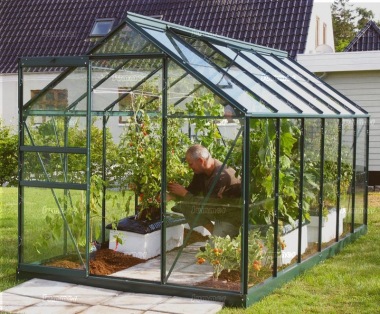 Aluminium Greenhouse 136 - Green