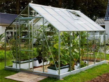 Aluminium Greenhouse 151 - Silver