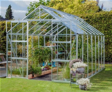 Aluminium Greenhouse 159 - Low Threshold