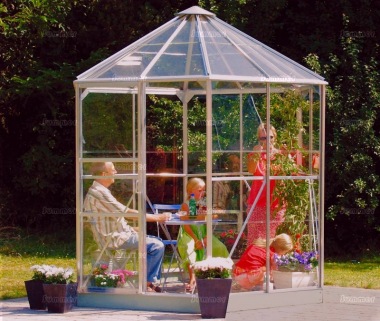 Aluminium Hexagonal Greenhouse 175