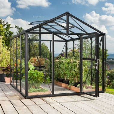 Aluminium Greenhouse 199 - Stable Door, Polycarbonate Roof Aluminium Greenhouse 199 - Stable Door, Polycarbonate Roof