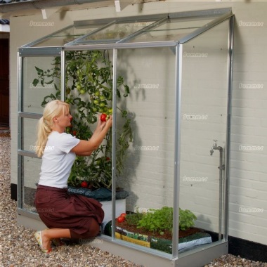 Aluminium Lean To Greenhouse 165