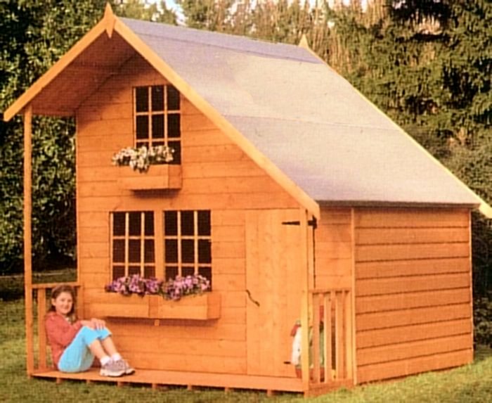 Two Storey Playhouse 180 - Upstairs to one Side