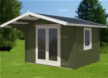 Apex 70mm Log Cabin 440 - Bespoke, Double Glazed