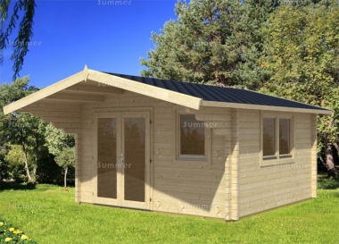 Apex 70mm Log Cabin 469 - Bespoke, Double Glazed