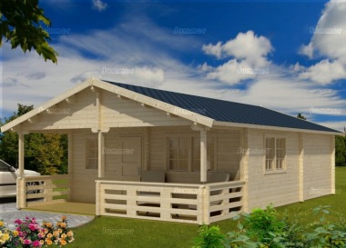 Four Room Apex Log Cabin 814 - Double Glazed