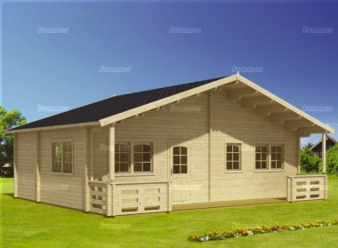 Four Room Apex Log Cabin 817 - Double Glazed