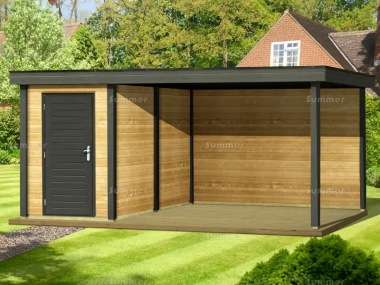 45mm Gazebo 403 - With Integral Storage, EPDM Roof 45mm Gazebo 403 - With Integral Storage, EPDM Roof