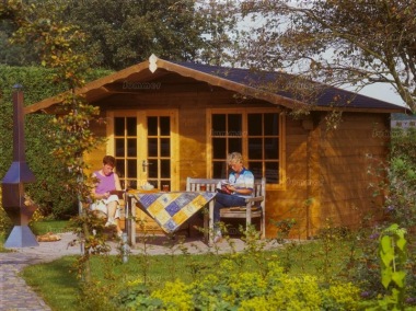 Georgian Apex Double Glazed Log Cabin 290 - Bespoke