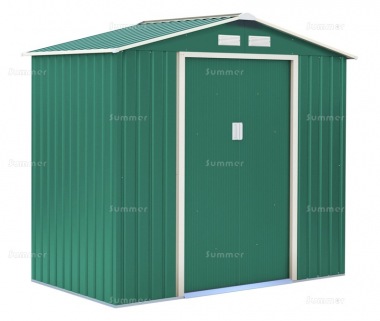 Apex Metal Shed 371 - Double Door, Galvanized Steel