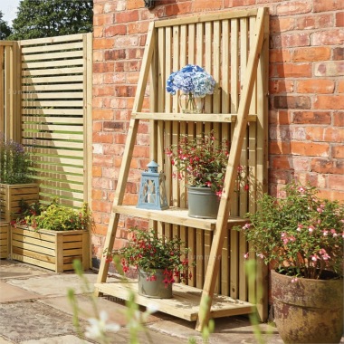 Pressure Treated, Plant Stand 425 - Three Shelves, PEFC Certified Pressure Treated, Plant Stand 425 - Three Shelves, PEFC Certified