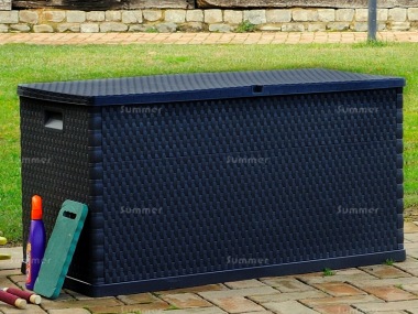 Plastic Storage Box 388 - High Density Polypropylene, Rattan Style Plastic Storage Box 388 - High Density Polypropylene, Rattan Style