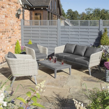 5 Seater Rattan Lounge Set 534 - 6.5mm Half Round Wicker