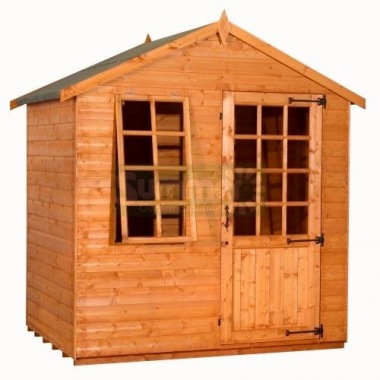 Georgian Apex Summerhouse 324 - Single Door