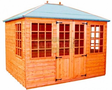 Hipped Summerhouse 325 - Georgian, Double Door