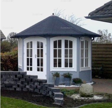 Octagonal Summerhouse 675 - Georgian, 28mm Thick Walls