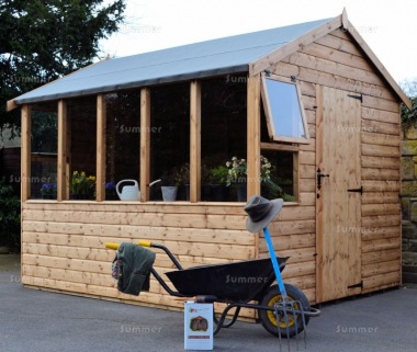 Potting Shed 584 - Shiplap, T and G Floor and Roof