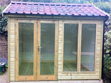 Side Door Apex Summerhouse 730 - Pressure Treated, Fitted Free