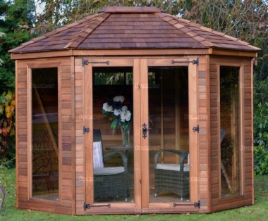 Octagonal Summerhouse 953 - Large Panes