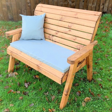 2 Seater Bench 432 - Cushions, Fully Assembled, FSC® Certified 2 Seater Bench 432 - Cushions, Fully Assembled, FSC® Certified