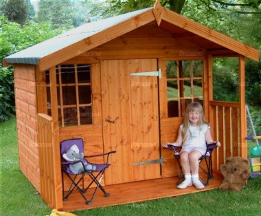 Childrens Playhouse 47 - Shiplap, Georgian, Fitted Free Childrens Playhouse 47 - Shiplap, Georgian, Fitted Free