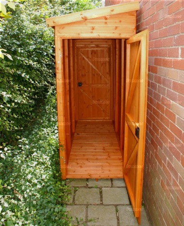 Pent Small Storage Shed 59 - Shiplap, Two Doors, Fitted Free