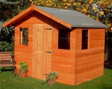 Shiplap Reverse Apex Shed 64 - All T and G Shiplap Reverse Apex Shed 64 - All T and G