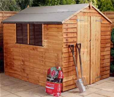 Overlap Apex Shed 269 - Double Door